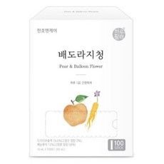 [빠른배송][천호엔케어] 국산 도라지 함유 배도라지청 스틱 10ml 100포 실속형