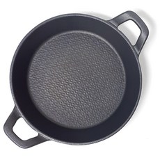 토탈하우스 LAGO 라고 무쇠주물 스테이크팬 22cm 주물팬 무쇠팬 무쇠주물팬 고기구이팬 (1092), 1개