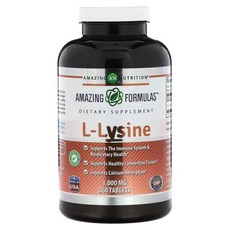 어메이징뉴트리션 L-라이신 1000mg 360정, 1개