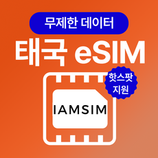 태국 무제한 데이터 esim 이심