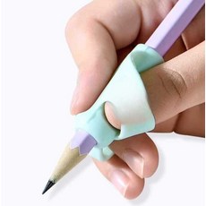 글씨체 교정 실리콘 연필교정기 성인 펜 그립 자세 잡기, 1개