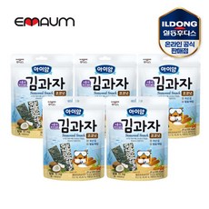 아이얌 김과자 코코넛 25g 5개, 단품 - 아이얌김