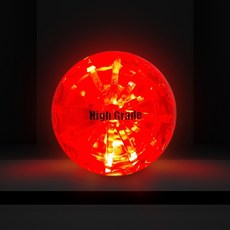 [파크골프] HG 발광 LED 파크골프공 야광공 야간공, 레드, 1개,