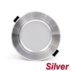 다운라이트 KARWEN LED 천장 램프 골드 실버 화이트 바디 AC 220V 230V 240V 5W 9W 12W 15W 18W, Silver Body, 15W_Cold white, 17) Silver Body - 15W-Cold whi