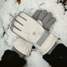 스노우노드 스키장갑 보드 커플 방수 방한 장갑, 아이보리