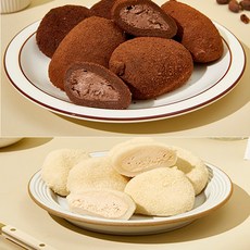 인절미 카이막 모찌 3개입 + 초코 카이막 모찌 3개입 65gx6개입 (총390g), 65g, 6개