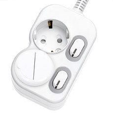 Eco Power Tap LED 獨立節電多頭 2 腳 EMP-L202+安全罩隨機發貨套組, 1.5m, 單色+安全蓋(隨機出貨), 1組