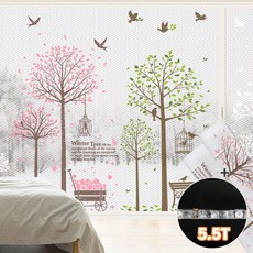 [천삼백케이] [뽁뽁이나라] 단열시트 거실전폭 단열 뽁뽁이 5.5T, 03 민들레 5.5T 2.2m(1+1)