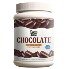 퓨어소이 아이솔레이트 식사대용 단백질쉐이크 초코 파우더, 1개, 1.2kg