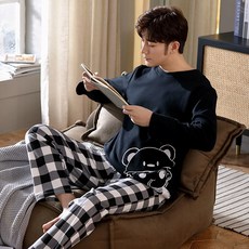 남성긴팔잠옷