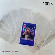 케이팝 포토카드 거치대 아이돌 카드 컬렉션 북 인화지 잼 빈 종이 보호대 슬리브 10 개 50, S10 card holder 10pc