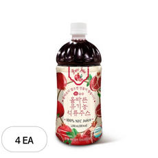 올즙 올바른 유기농 석류주스, 1000ml, 4개