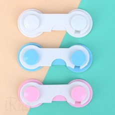 부착식 걸이방식 문잠금 장치 1P, 상품선택, 블루
