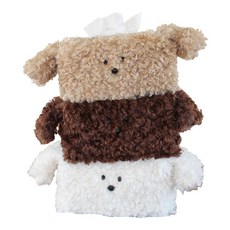 고그린 오브젝트 [29CM] 개별 선물포장 꼬질 퍼피 강아지 각 티슈 커버 케이스 집들이