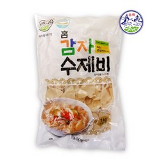 [송학식품] 감자수제비 1kg _ 수제비_얇은 수제비, 1개