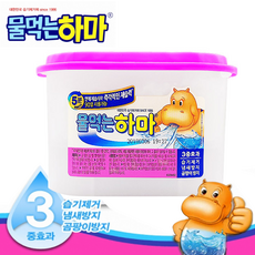대한민국1등 습기제거제 물먹는 하마 525ml 편리한 패키지형출시 여름에는 물먹는하마, 16개