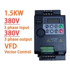 인버터 경제적인 VFD 가변 주파수 드라이브 컨버터 인버터 모터 속도 컨트롤러 0.75/1.5/2.2/3.7/4/5.5/7.5/11 KW 380V 또는 220V, 1.5KW 380V In-380V