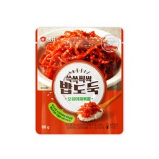 샘표 쓱쓱싹싹 밥도둑 오징어채볶음 60G, 1개