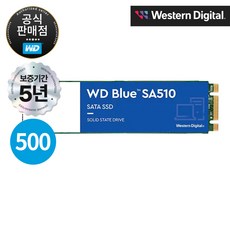 WD Blue SA510 SATA SSD M.2 2280, 500GB, MYYSM1