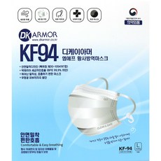 개별포장 100매 화이트 KF94 덴탈 형 마스크 엠에프 황사방역마스크 마스크팩토리