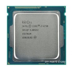 [해외] 인텔 COREI7 4790 I7 4790 LGA 1150 I7 프로세서 3.6 천헤르쯔 쿼드 코어 8 메가바이트 RAM DDR316 DDR31333 HD46, 상세내용표시