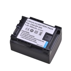 Tectra BP-808 배터리 캐논 호환 FS21 FS22 FS31 FS40 FS200 FS300 FS400 VIXIA HF 1 개, 한개옵션0, 1개