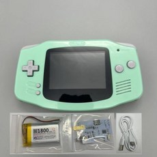 오리지널 개조 GBA 고휘도 IPS LED 휴대용 게임 콘솔 게임보이 어드밴스 콘솔에 적용 가능