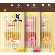 네츄럴코어 콜라겐스틱껌 20P X 8개 + 치즈춥스1봉+사료샘플2종, 100g, 20P(혼합) - 치즈춥스