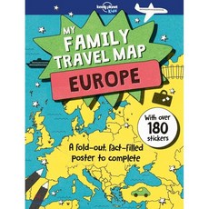 My Family Travel Map: Europe Hardcover, Lonely Planet