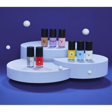 BT21 네일 컬러 8종 (옵션 선택) [코야 알제이 슈키 망 치미 타타 쿠키 반] 매니큐어, 1Ea, 타타_TATA