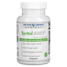 아서 앤드류 메디칼 Arthur Andrew Medical Syntol AMD 향상된 미생물총 전달 500mg 캡슐 90정, 1개