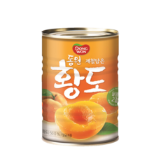 동원 복숭아 황도 400g 24개입 박스, 24개