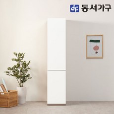 동서가구 소이 터치도어 400 키큰 틈새 옷장 YUR101, 올화이트