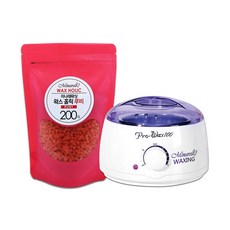 미나래 페이스 비키니라인 굵은털 제모왁싱 워머기K100 x 홀릭 루비세트, 200g, 1세트