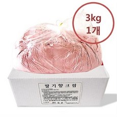 금강월드 와플크림 딸기 3kg/가공생크림, 단일상품