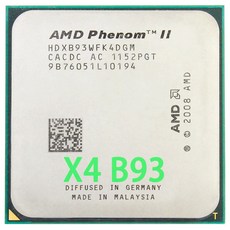 AMD Phenom II X3 710 트리플 코어 CPU 프로세서 2.6Ghz 6M 95W 2000GHz 소켓 am3 am2, 한개옵션0