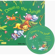 (영문도서) Down in the Jungle [With CD (Audio)] Paperback, Child's Play International, English, 9781846431395