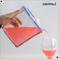 과일주스 내열강화유리 2중밀폐 시리얼보관 음료수통 쥬스통, 씨리얼쥬스도어1450ml
