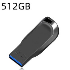 USB 메모리 미니 3.0 펜 드라이브 고속 플래시 2TB 대용량 전송 스토리지 휴대용 금속 방수 U 디스크 2023 신제품, 1개, 512G Black