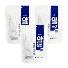 요리여왕 알육수 해물 (3개세트), 80g, 3개