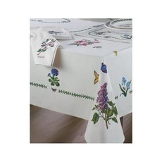 포트메리온 Portmeirion Avanti Linens 보타닉가든 150x300cm 식탁보 아이보리, 단일사이즈