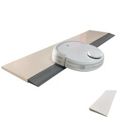 로봇청소기 문턱 도어턱받침 1m 문지방 계단 0.6cm wit*590kf, 화이트, 1개