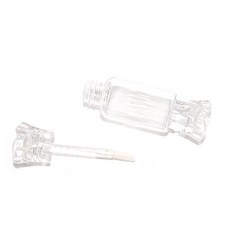 귀여운 사탕 모양 빈 맑은 립글로스 용기 휴대용 DIY 립밤 액체 li, 투명한, 1개