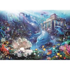 3000피스 직소퍼즐 - 해저도시 (미니) (야광), 단품, 단품