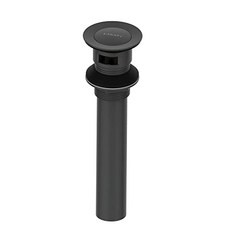 EOM Black Pop-up Drain with overflow- Sink Pop Up Drain B [Matte Black-2] - E095607W2X63BK6, Matte Black-2