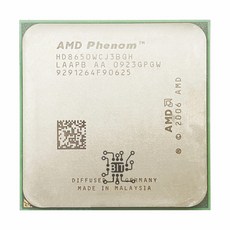 AMD Phenom X3 8650 트리플 코어 CPU 프로세서 HD8650WCJ3BGH 소켓 AM2 2.3 GHz
