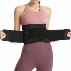 땀복대 운동보조 벨트 허리보호대(XL 블랙) 헬스용품세트 고정 디스크허리보호대 얇은허리보호대 압박 남자허리보호대 헬스허리보호대 헬스용품 헬스복대, 상세 설명 참조, 선택옵션:ONECOLOR／FREE