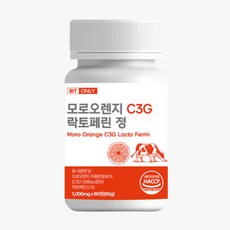 빛온리 이탈리아 모로오렌지 모로실 락토페린 c3g 1 680ug, 1개, 60정