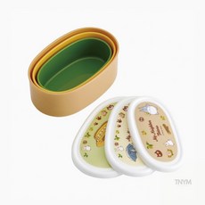 토토로 도시락용기 3종 세트 예쁜도시락통, 1개