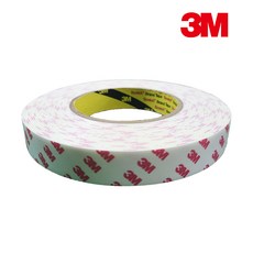 3M 스폰지 양면테이프 흰색 20 mm x 10 m, 1개, 흰색20mmX10m